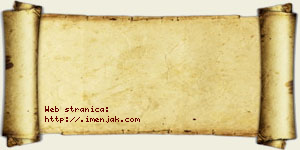 Jovana Jovanović vizit kartica